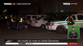 2024 Elections | Police present to accompany IEC officials to the polling stations in George