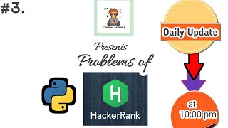 #3. Loops | Python Problem | HackerRank Python Problem Solutions | #HackerRank