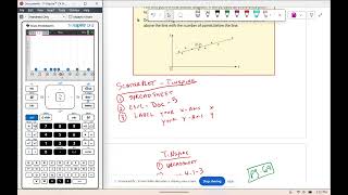 Make Scatterplot & Trendline with Ti-Nspire