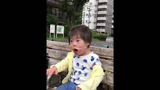 初めてのシャボン玉☆くるみの日常ログ（3歳10ヶ月ダウン症）