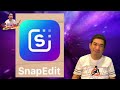 สอนวิธีใช้ snapedit ลบคนที่อยู่พื้นหลัง