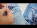 diy jeans วิธีตัดขากางเกงยีนส์ ขาดๆ ตัดกางเกงยีนส์เอง ep. 34 ชมพู่