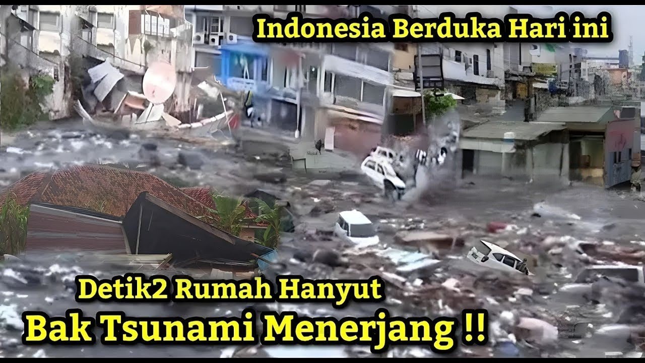 BARU SAJA BANJIR BANDANG DAHSYAT BAK TSUNAMI, RUMAH PADA AMBRUK Tersapu ...