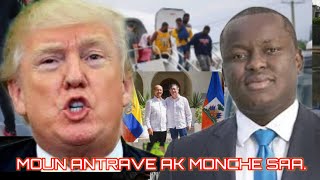 Moun antrave ak mouche Trump/Selon Mèt Eddy Laguerre bagay la pa'p dous pou migran yo.