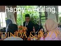 happy wedding Dinda & rozy t.tiggi