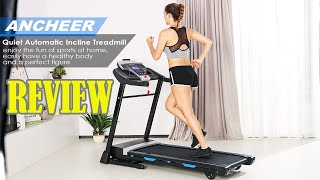 Review ANCHEER Treadmill, 3 25HP Folding Treadmills for Home 2020