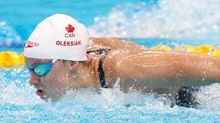 Penny Oleksiak Swims in Women's 100M Butterfly Final at 2017 World Aquatics Championships