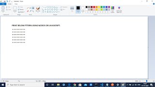 squarepattern using node or javascript