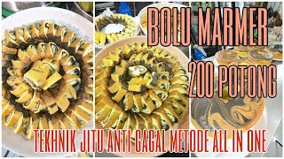 bolu susu marmer metode all in one ANTI GAGAL.pakai CARA INI,hasilnya mengembang sempurna dan lembut