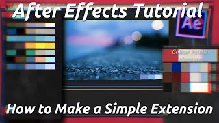 After Effects Simple Extension Tutorial