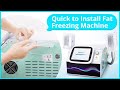 Fat Freezing Machine Install Tutorial | How Does Coolsculpting Slimming Machine Set Up?