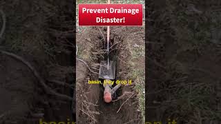 Prevent Drainage Disaster! How a Final Slope SAVES Your French Drain