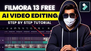 filmora 13 Ai Video Editing tutorial : All the AI ​​features you need.😎