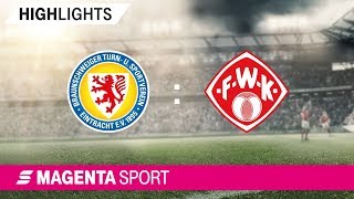 Eintracht Braunschweig - FC Würzburger Kickers | Spieltag 27, 18/19 | MAGENTA SPORT