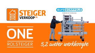 Euroscaffold Rolsteiger ONE 5,2 meter werkhoogte opbouwinstructie