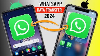 How To Transfer WhatsApp From Android To iPhone Without Factory Reset | Whatsapp Data Transfer 2024