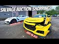 Buying TOTALED Sports Cars CHEAP At Salvage Auction! | Corvette Z06 AND...