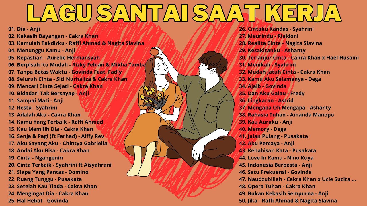 Lagu Santai Buat Kerja Paling Populer Lagu Indonesia Terbaik 2024