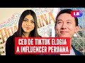 PAOLA GALLEGOS, la única influencer peruana que se reunió con el CEO de TikTok durante el APEC | #LR