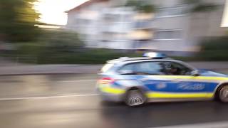 2x Fustw Polizei Erlangen rasant unterwegs