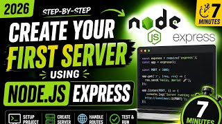 Create Your First Server Using Node.js & Express (2026 Beginner Tutorial)