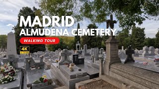 Europe's Largest Cemetery | Almudena Madrid On The Day of The Dead | 4K Walking Tour