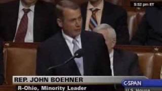 Boehner: America Has the Right to Know the Consequences of Speaker Pelosi's Nat'l Energy Tax