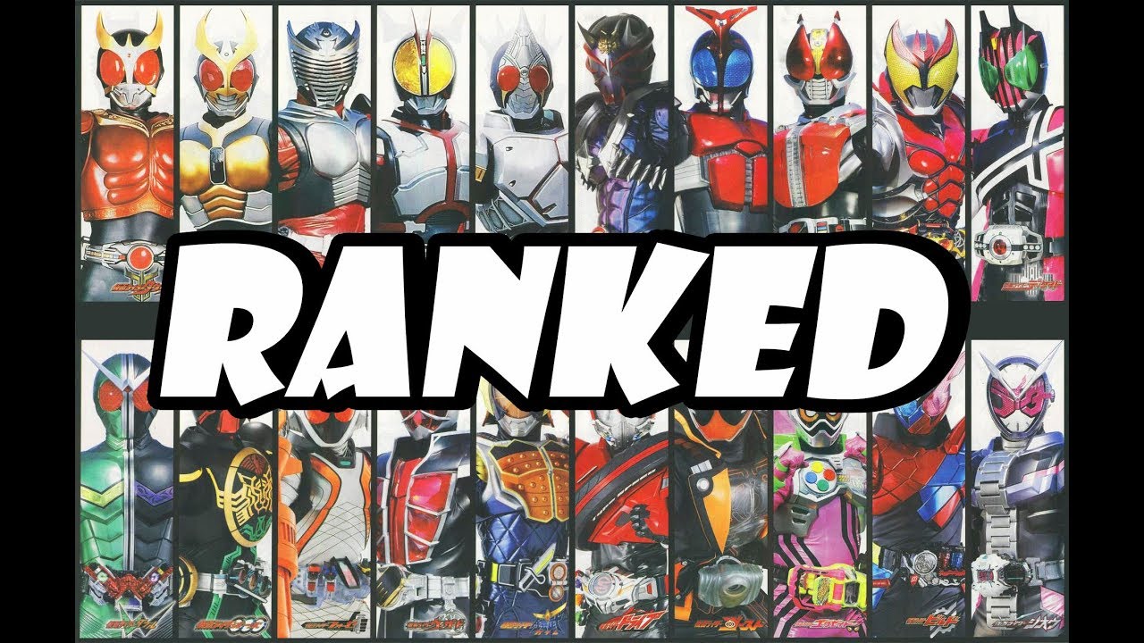 All Heisei Era Kamen Rider Series Ranked - YouTube