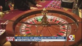 Schools get nearly $40 million from Ohio casinos