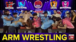 Arm Wrestling | Game Show Aisay Chalay Ga League Season 4 | Danish Taimoor Show | 1st Eliminator