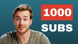 How I Got My First 1,000 YouTube Subscribers