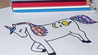 How to draw a Unicorn | step by step unicorn drawing