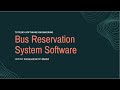 UPNM Bus Reservation System Software
