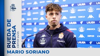 Rueda de prensa de Mario Soriano tras el RC Deportivo 3-1 UD Almería