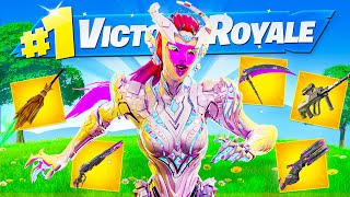 I Got All 5 BOSS MYTHIC ITEMS in ONE GAME of Fortnite (Cube Queen, Caretaker, Witch, Dr Slone etc)