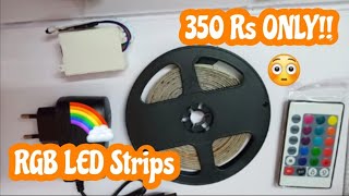 RGB LED Light Strips UNBOXING // INDIA 🇮🇳