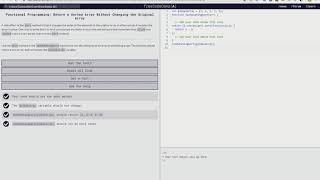Functional Programming: Return a Sorted Array Without Changing the Original Array