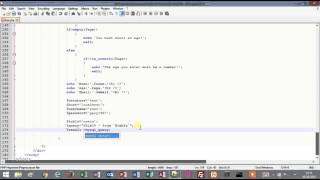 Tutorial 1 - Form Validation - Using javaScript and PHP - Part 8/9 Database