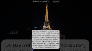 #168 on day 5th in Paris Olympic 2024 #india #parisolympics2024