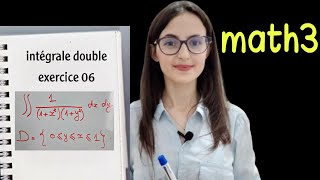 intégrale double (exemple 6) math3