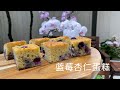 最简单 蓝莓杏仁蛋糕 无麦麸  招待客人小资又好吃【田园时光美食】