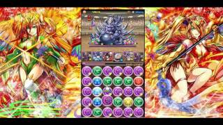 【パズドラ】極限の闘技場 x 夜刻神・ツクヨミ＝ドラゴン (Arena with Yomi Dragon)