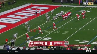 Highlights of New Mexico's 38-35 upset over No. 18 Washington State!