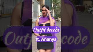 Decoding Ananya pandey look 😍✨#ananyapandey #shorts