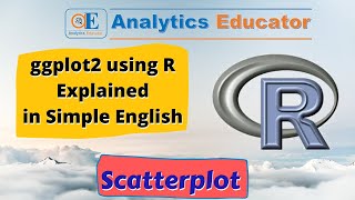 ggplot2 using R Explained in Simple English scatterplot