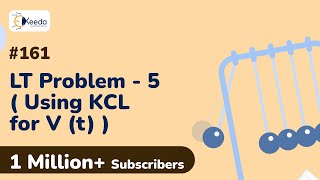 Laplace Transform Problem 5 (Using KCL for V (t)) | Circuit Theory and Networks in EXTC Engineering