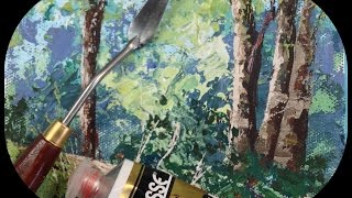 How to Paint Rocks and Trees with a Palette Knife: Tips and Tricks