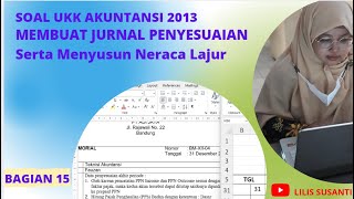 PT Adi  Jaya - Cara Membuat Jurnal Penyesuaian Perhitungan Pajak dan Menyusun neraca lajur