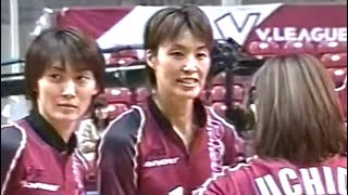 第10回女子Vリーグ　優勝決定戦　東レ  VS  パイオニア　  サムネイル  斎藤真由美，吉原知子