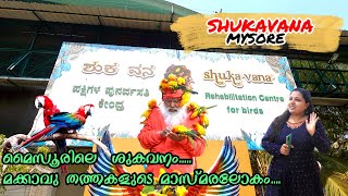 മക്കാവു തത്തകളുടെ മാസ്മരലോകം | PARADISE OF MACAW PARROTS | SHUKAVANA Mysore |மகாவு கிளிகள் சொர்க்கம்